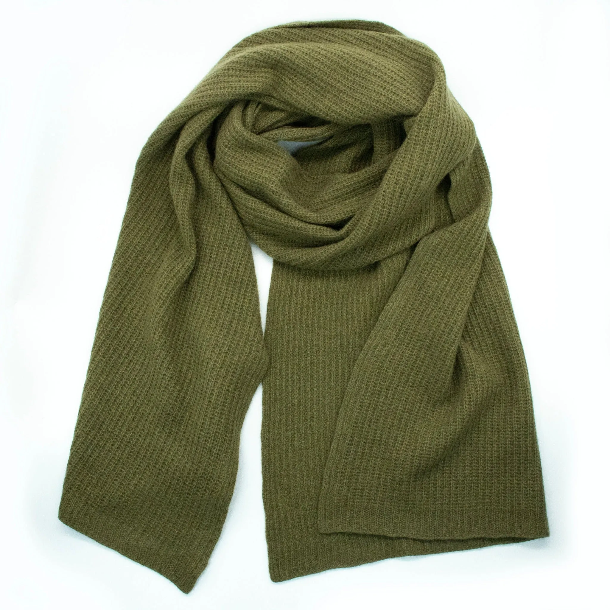 Men'S Cashmere Ribbed Wrap