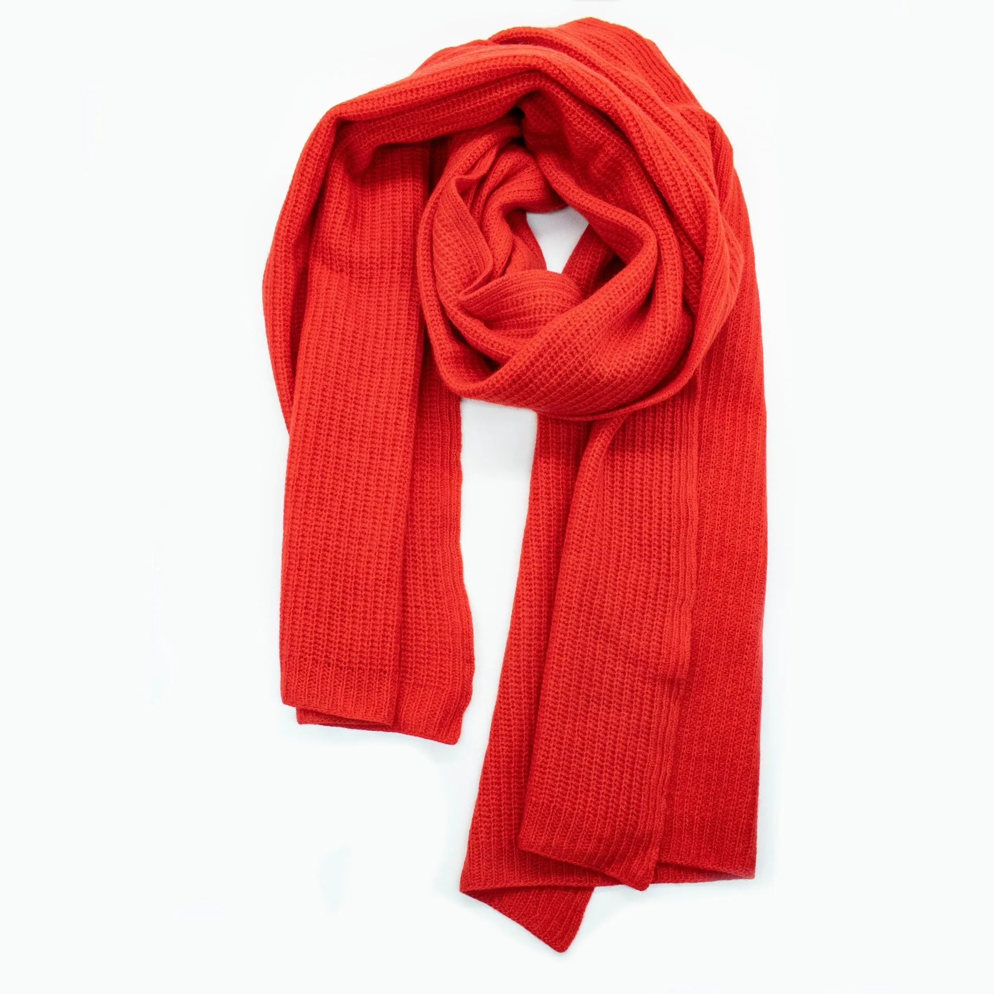 Men'S Cashmere Ribbed Wrap