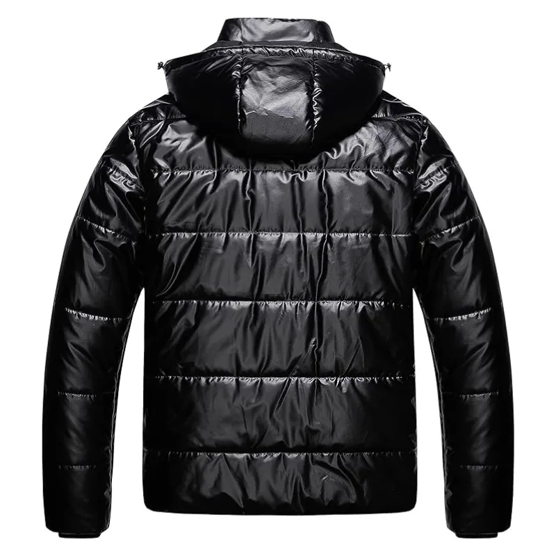 Men's Insulated Water-Resistant Puffer Hoodie