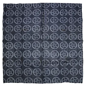 Meter x Meter Pentagram Print Square Scarf