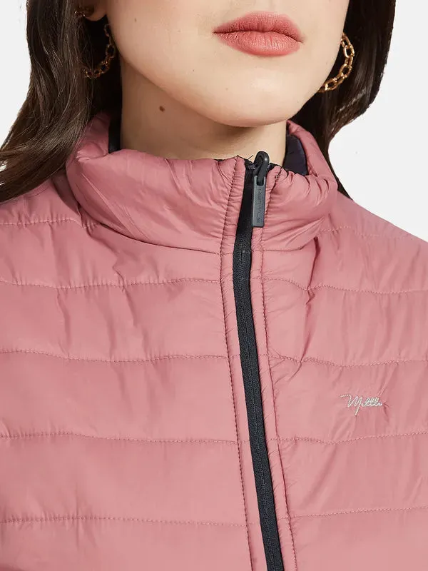 Mettle Women Pink Puffer Jacket