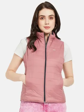 Mettle Women Pink Puffer Jacket