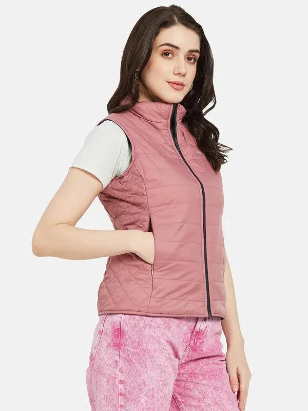 Mettle Women Pink Puffer Jacket