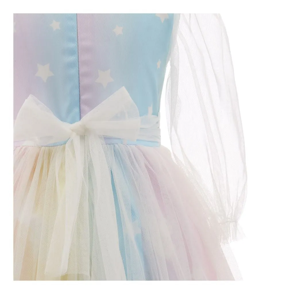 Multicolor Fantasia Rainbow Tulle Dress