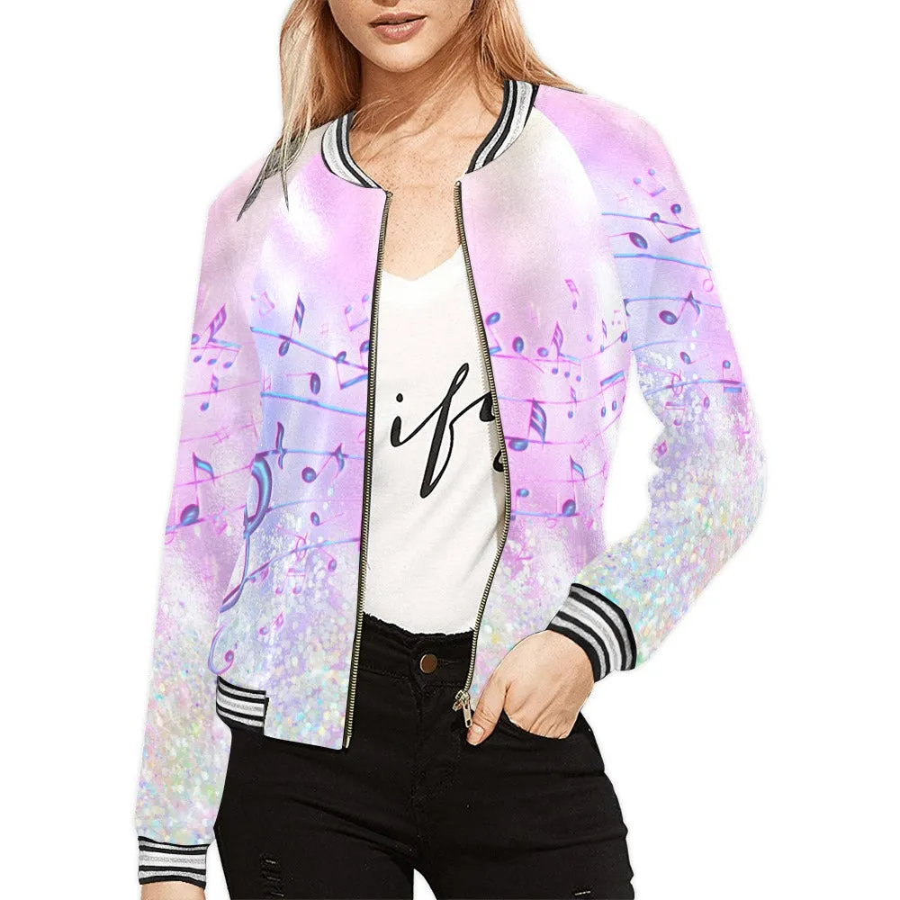 Music awd546 Bomber Jacket for Women