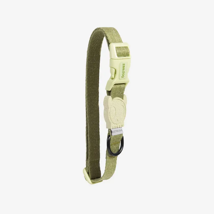 Naturals Dog Collar - Moss