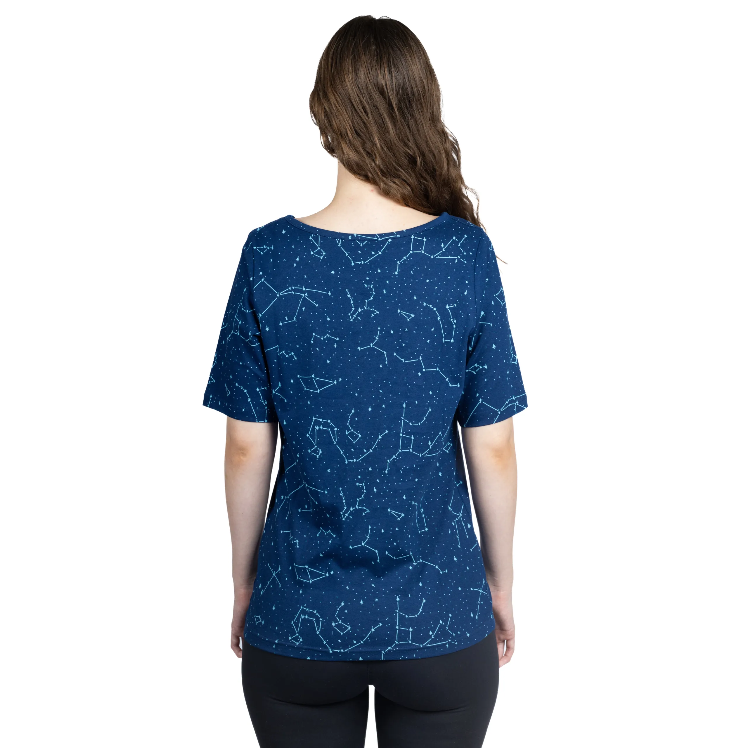 Navy Constellations Tunic Top