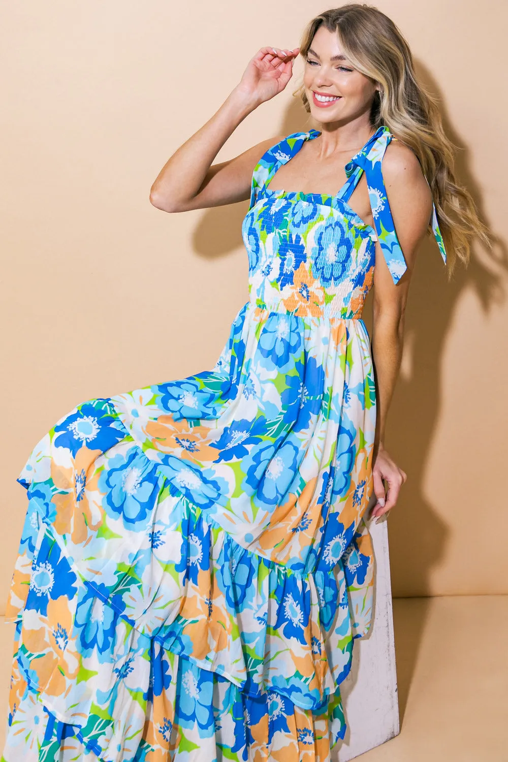 NO MATTER WHERE WOVEN MAXI DRESS