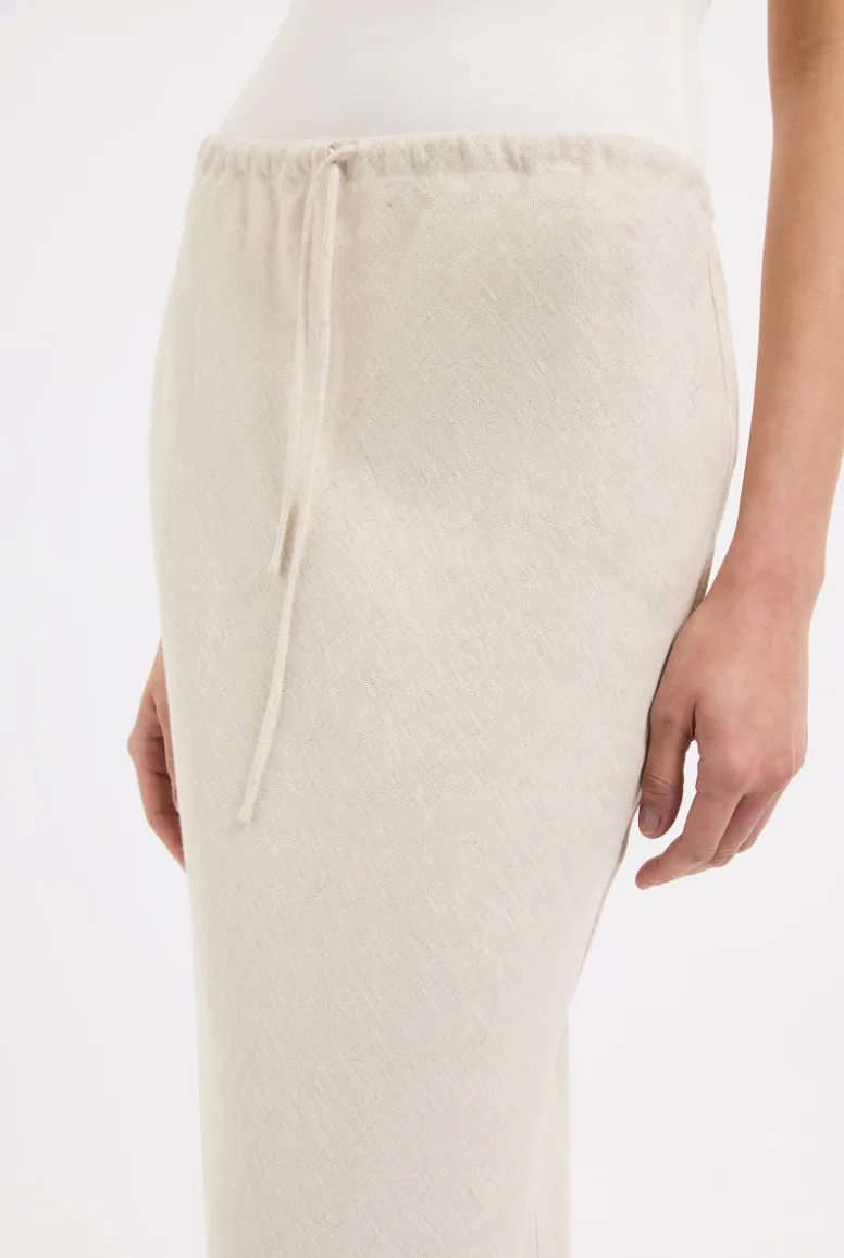 Nude Lucy - Amani Linen Skirt (Natural)