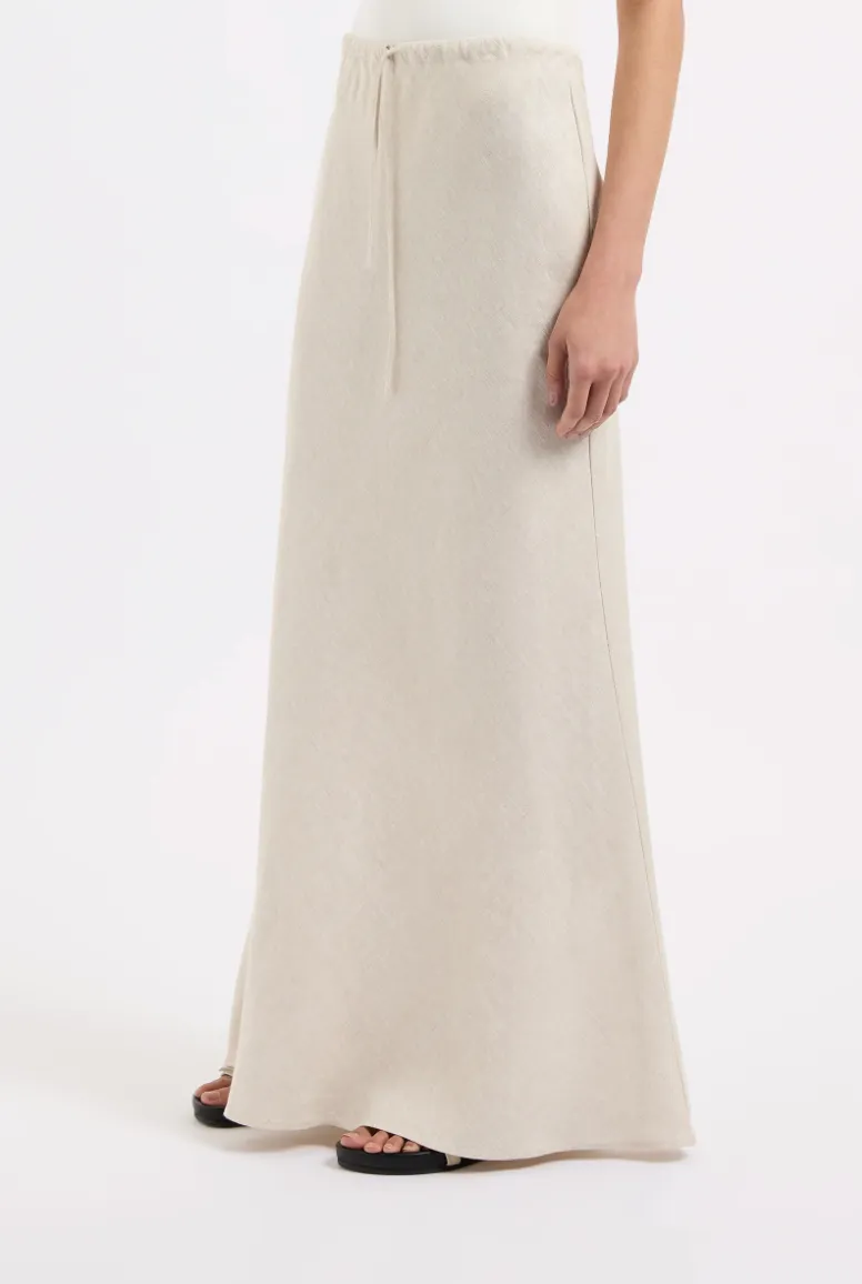 Nude Lucy - Amani Linen Skirt (Natural)