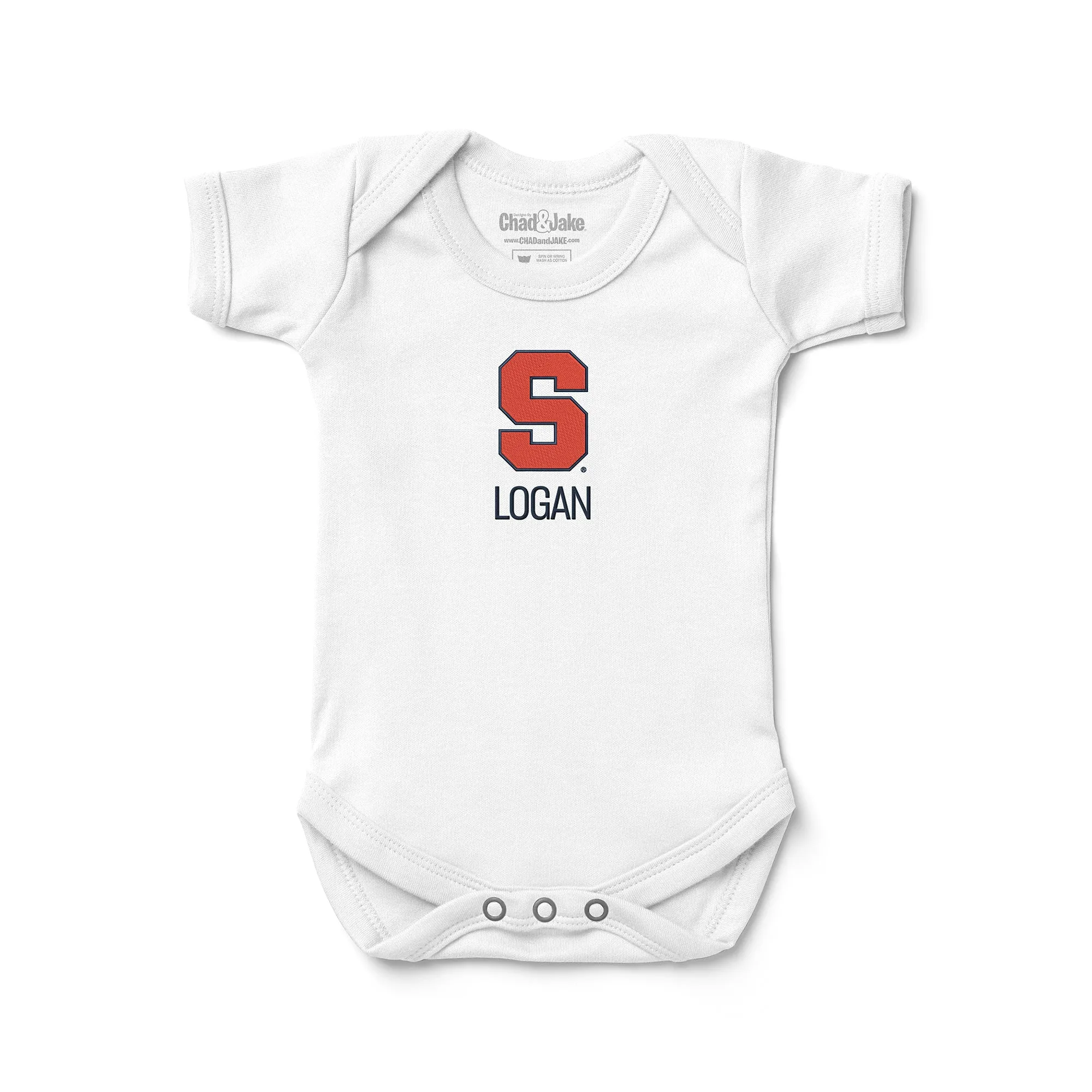 Personalized Syracuse Orange Bodysuit