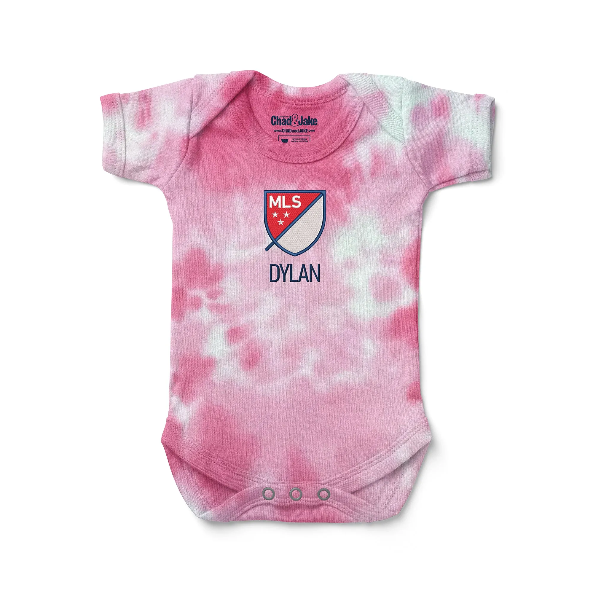 Personalized Tie Dye MLS Crest Bodysuit