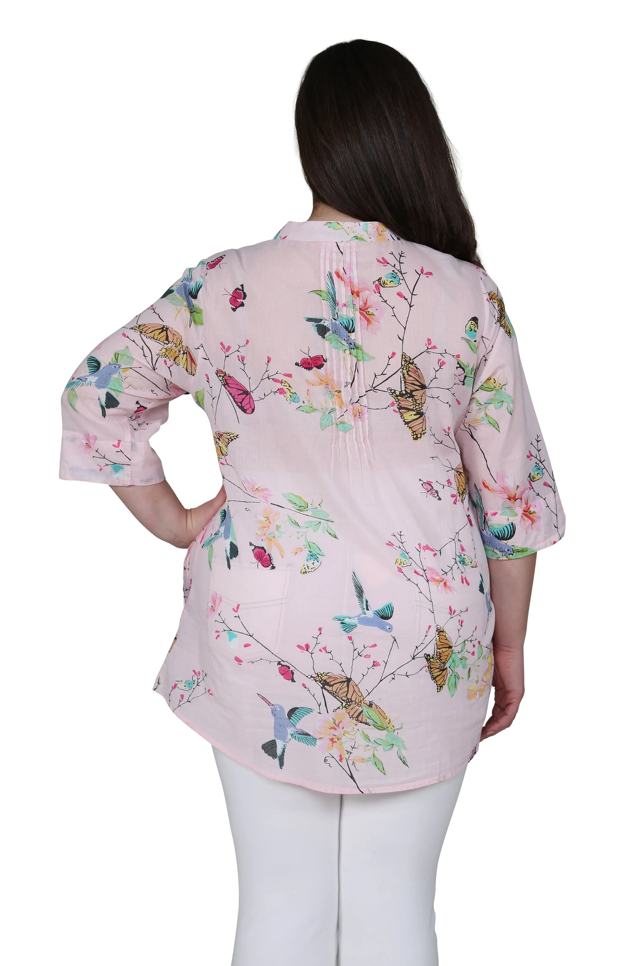 Plus Size Nature At It's Best Release Print Tunic