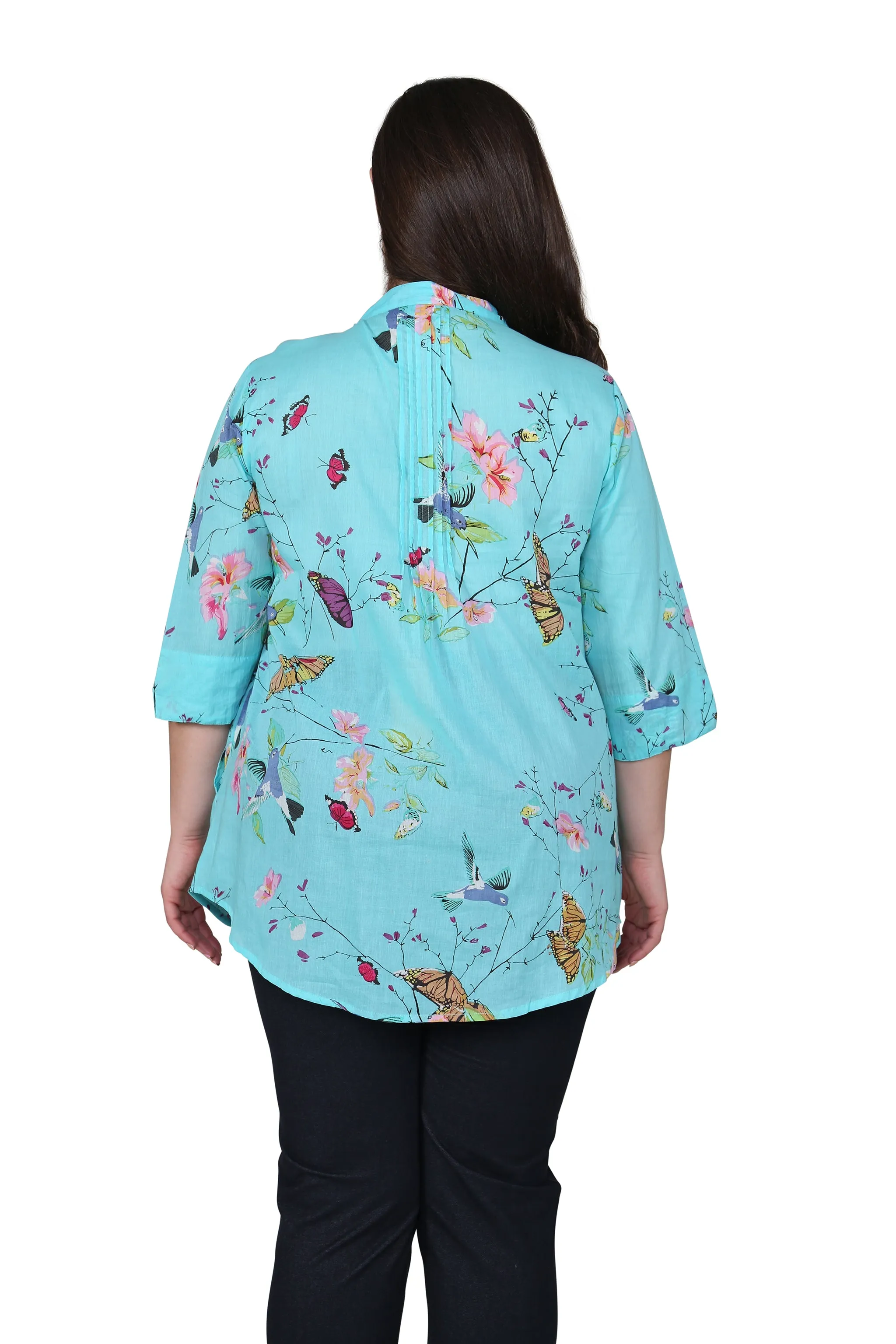 Plus Size Nature At It's Best Release Print Tunic