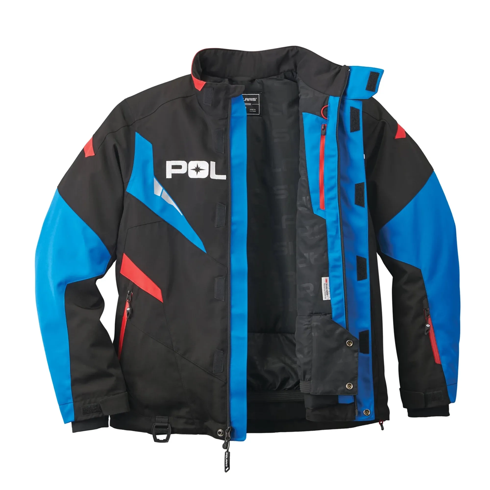 Polaris  Tech54 NorthStar Snowmobile Jacket Waterproof Breathable Black Red