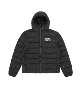 REFLECTIVE SMALL ARCH LOGO PUFFER JACKET - GALAXY
