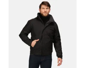 Regatta Dover Fleece Lined Waterproof Insulated Bomber Jacket Black