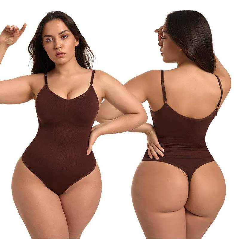 Seamless Shaping high-cut Bodysuit