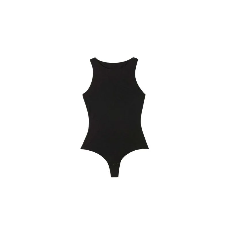 Sleeveless Black Bodysuit