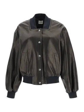 Spence Leather Bomber Jacket