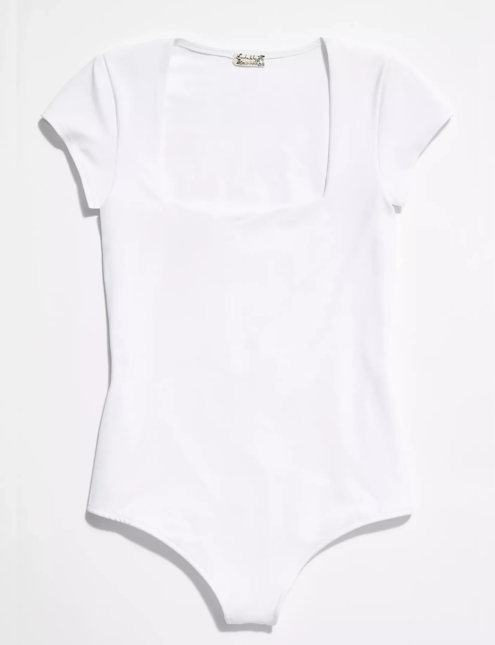 Square Eyes Bodysuit, White