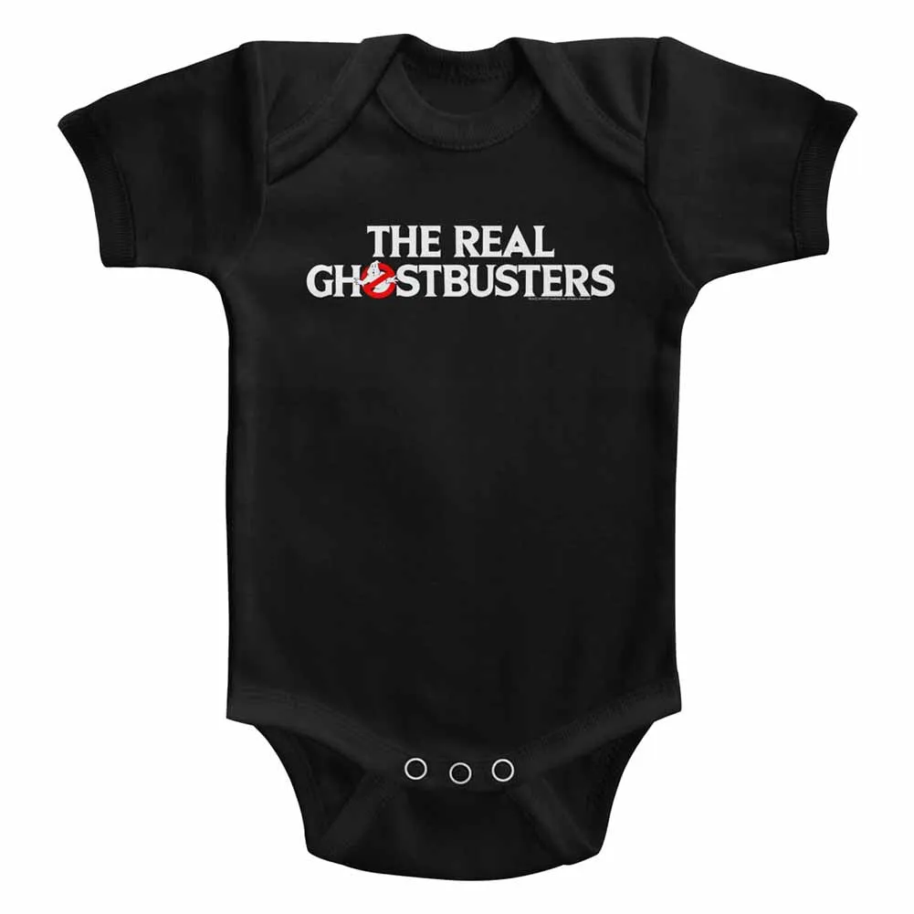 The Real Ghostbusters Logo Baby Bodysuit