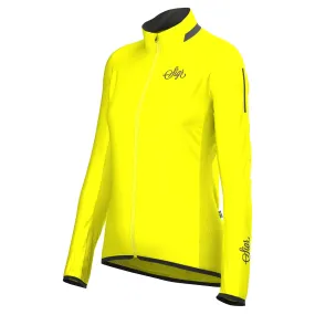 Treriksröset Yellow Women's Cycling Wind/Pack Jacket