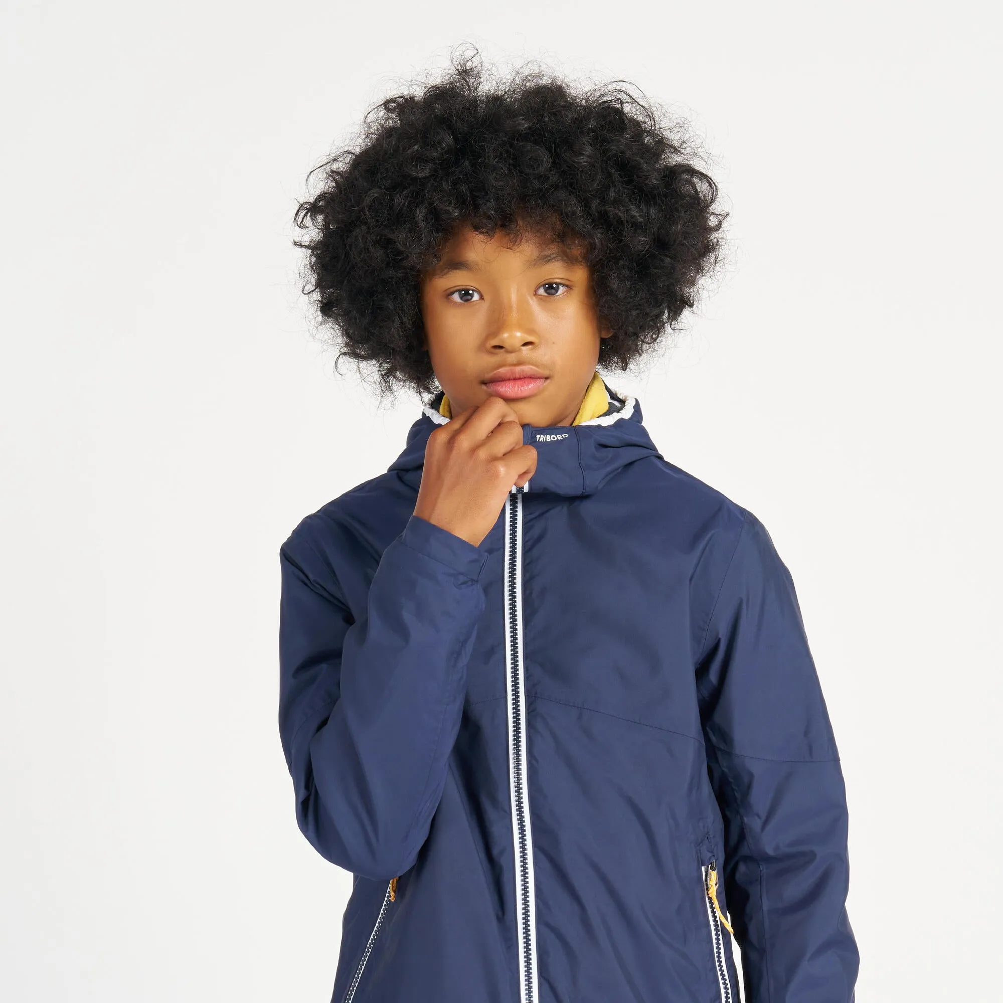 Tribord Kid's Waterproof Sailing Jacket 100 - Navy