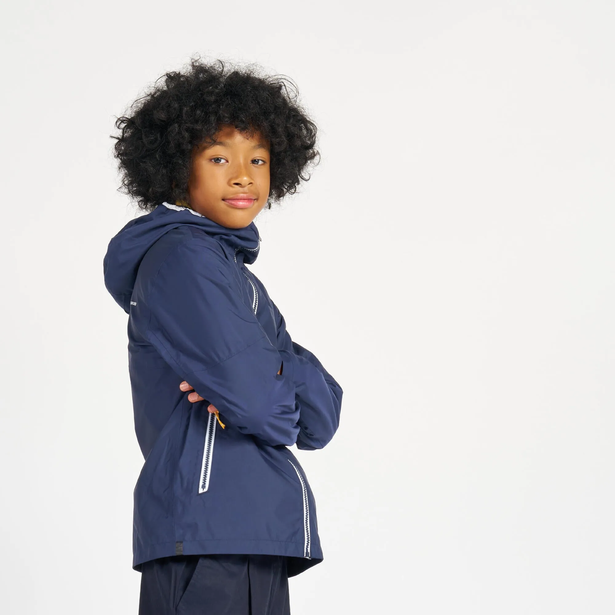 Tribord Kid's Waterproof Sailing Jacket 100 - Navy