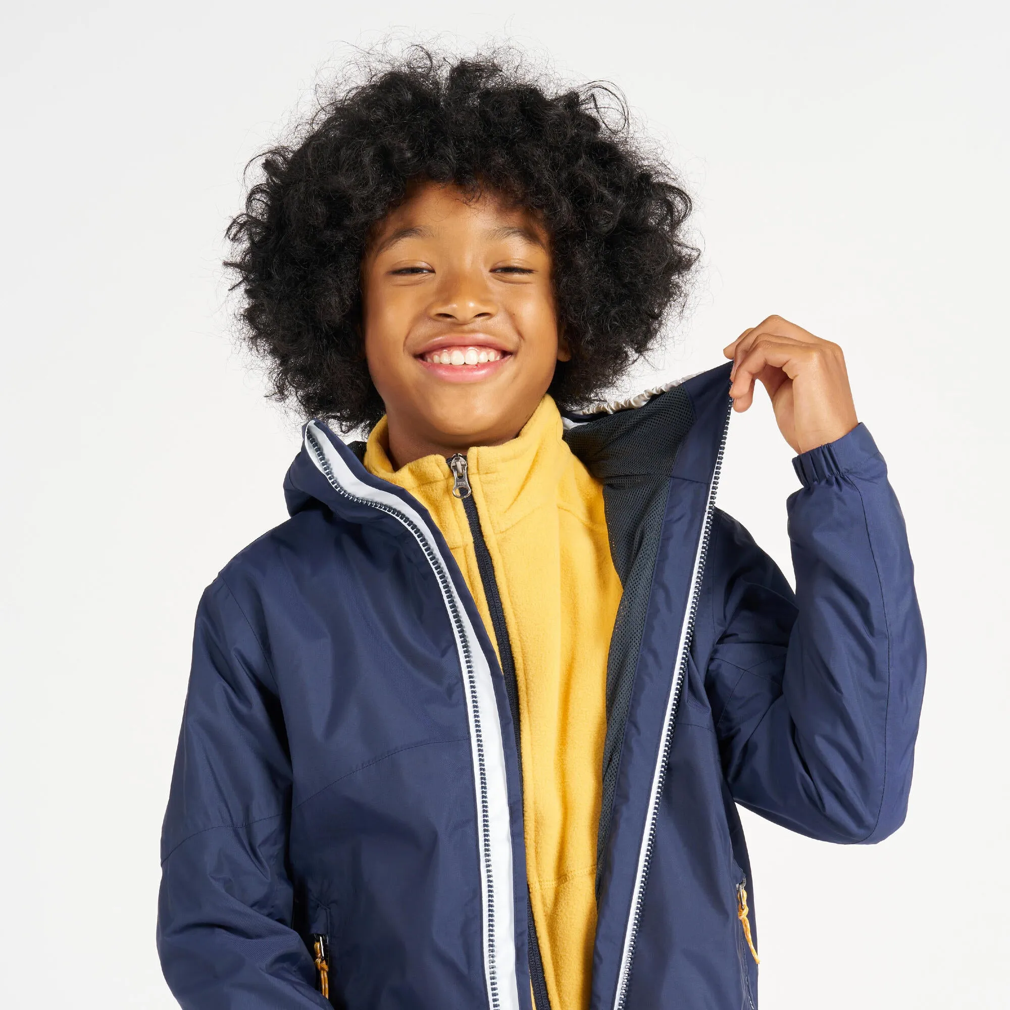 Tribord Kid's Waterproof Sailing Jacket 100 - Navy