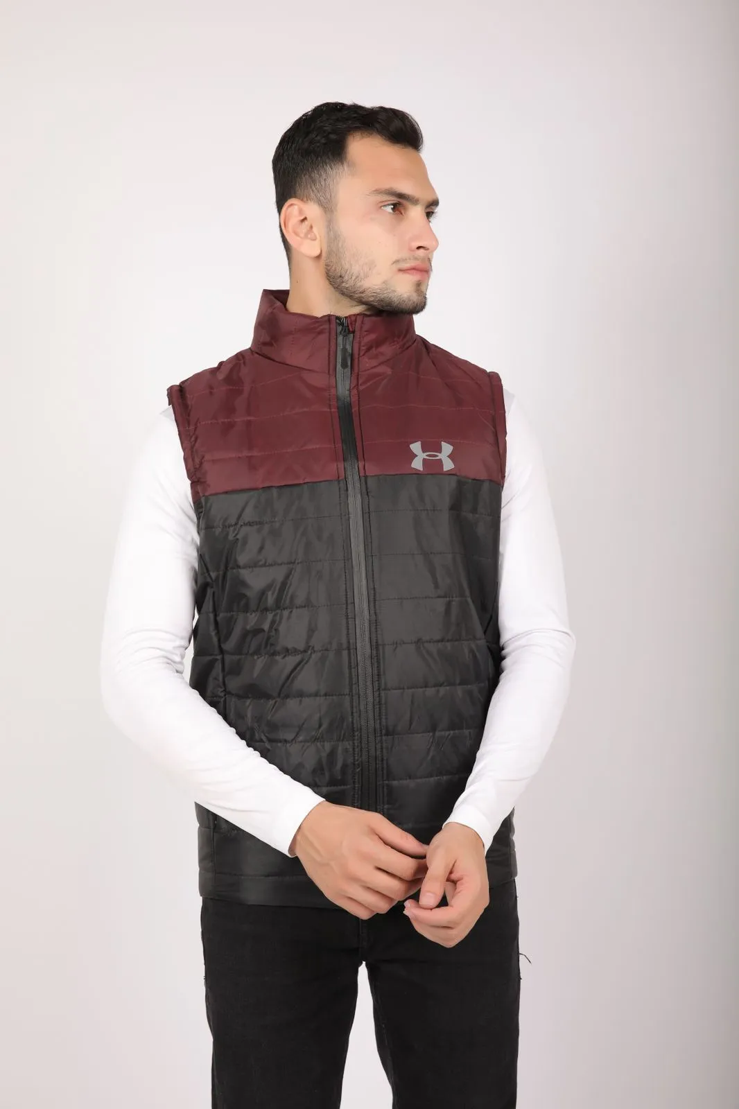 UA Half Sleeves Jacket - MEHROON