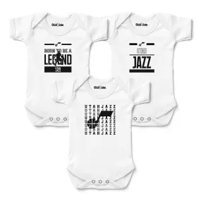 Utah Jazz 3-Pack Bodysuits