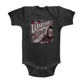 Warrant Louder Harder Faster Baby Heather Bodysuit