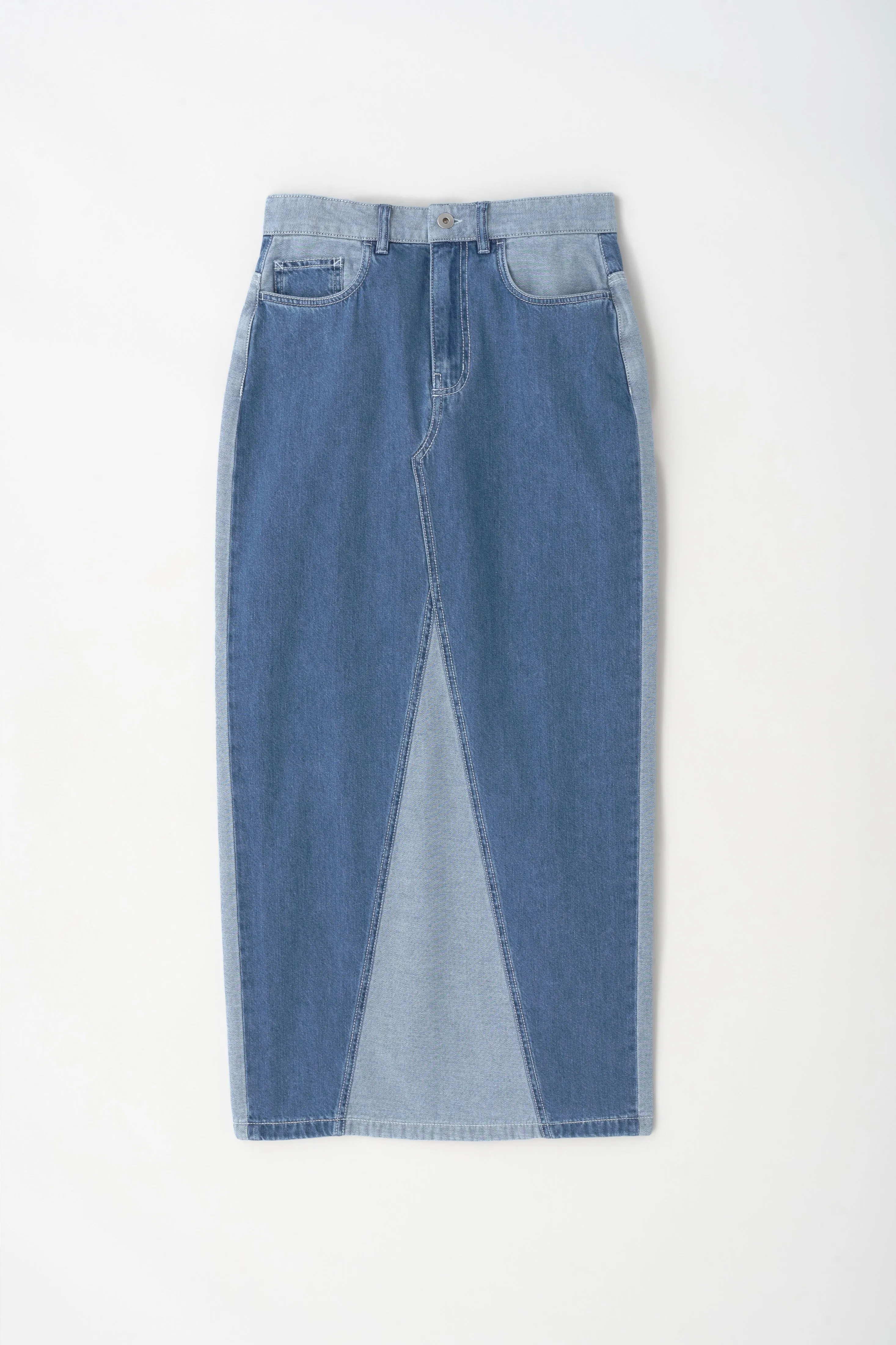 Women's Lily Denim Skirt in Med Wash