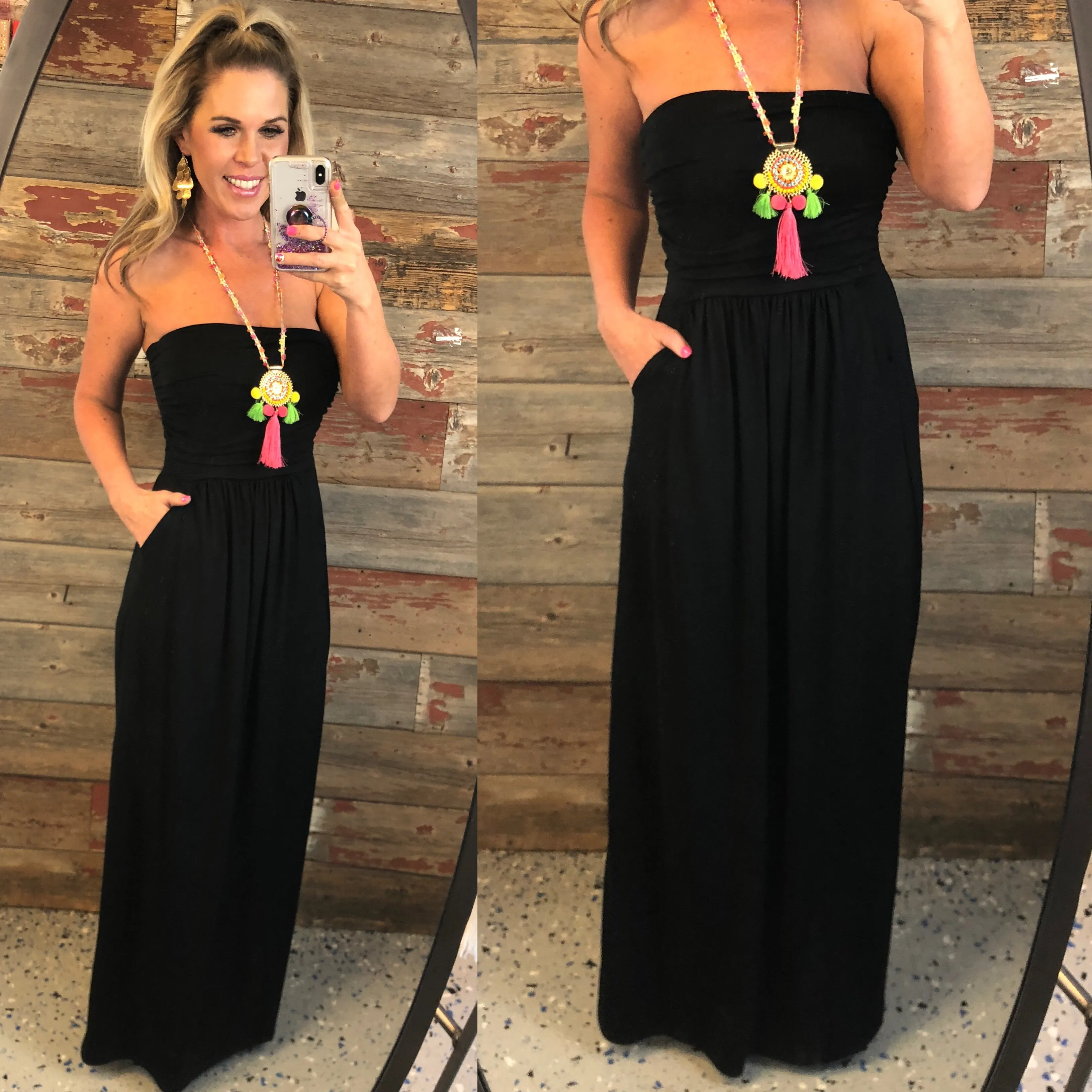 Your so Classic Pocket Maxi Dress