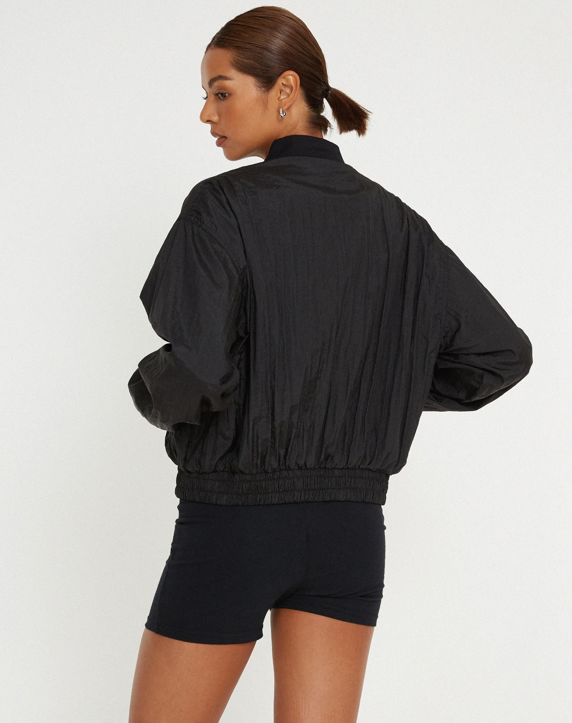 Yuu Shell Jacket in Black